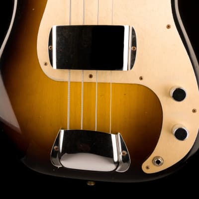 Fender Custom Shop '57 Precision Bass Journeyman Relic Wide-Fade 2 Tone Sunburst image 5