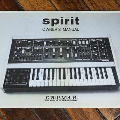Crumar Spirit (1983 NAMM Show / Time Capsule!) Fully Recapped w/ Original Packaging MINTY! image 16