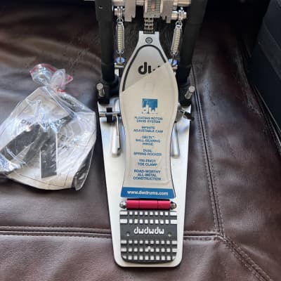 DW DWCP9002 9000 Series Double Bass Drum Pedal 2010s - Silver image 4