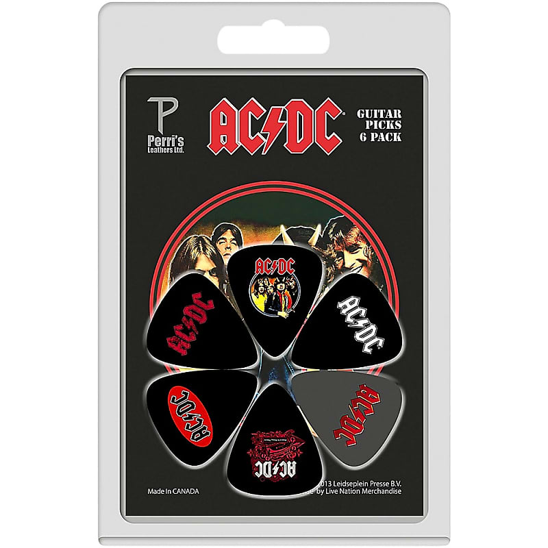 Perri's ACDC Guitar Pick 6-Pack .71 mm 6 Pack | Reverb