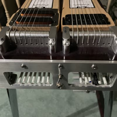 Hudson Double Neck Pedal Steel 8 str. each neck, open E and C6 Fender style and sound image 19
