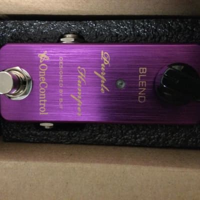 One Control Purple Humper Mid-Boost Pedal for sale