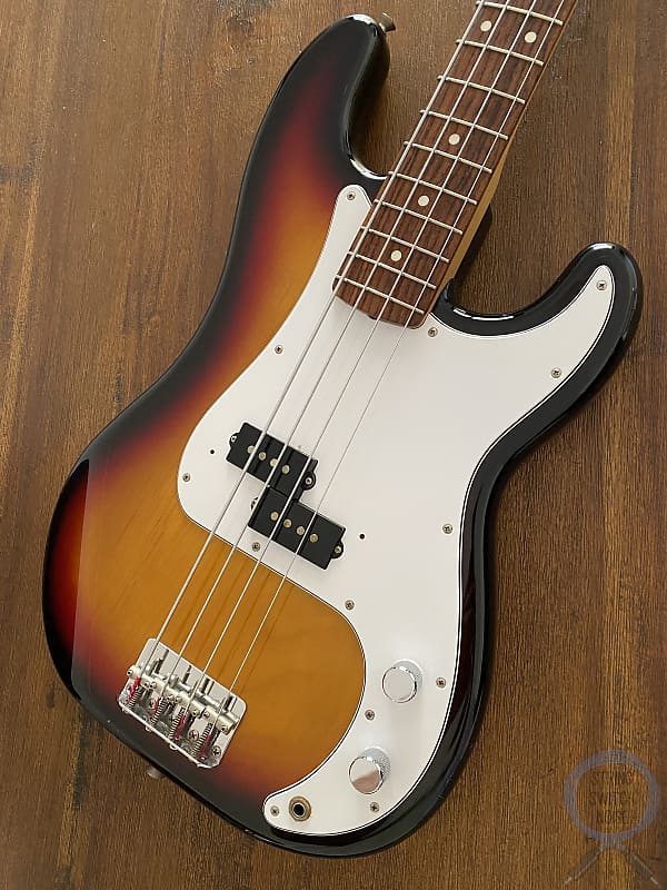 Fender Precision Bass Sunburst White Guard 2010 Alder Reverb Uk 2538