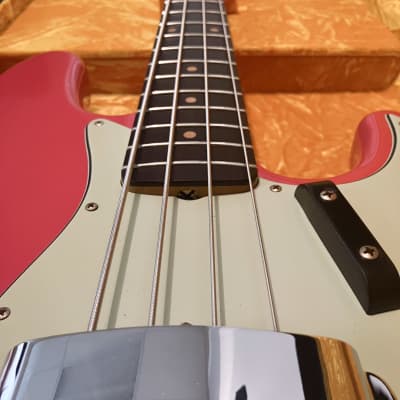 Fender Custom Shop Limited Edition 1964 JAZZ BASS JourneyMan - Aged Fiesta Red - 9.0 pounds - CZ570461 image 16