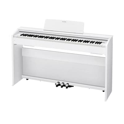 Casio Privia PX870WE Digital Piano with Bench – White