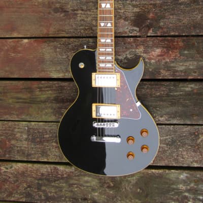 SX Les Paul Copy 6 String Electric Guitar - Black image 2