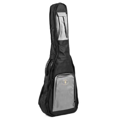 Savannah SGP-12-BK 0 Body Acoustic Guitar Black + Guardian bag + 12 picks image 4