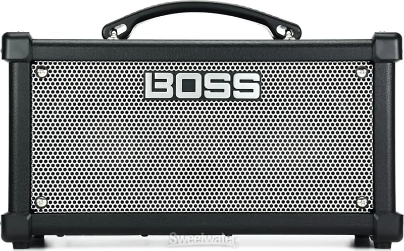 Boss Dual Cube LX Battery-Powered Electric Guitar Combo Amplifier, 10W, Black image 1