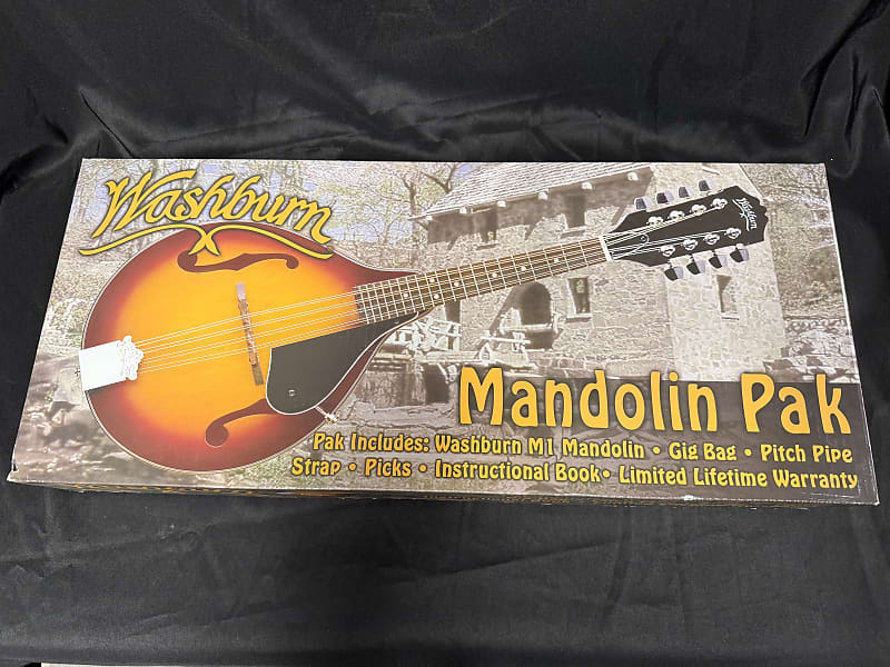 Washburn M1K-A Americana Series A-Style Mandolin Pack image 1