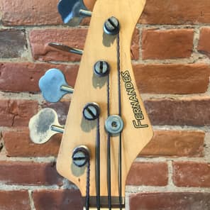 Fernandes Precision Bass Japan Red | Reverb