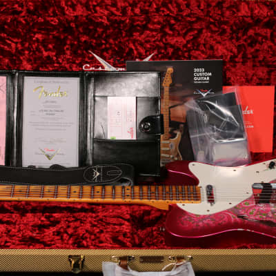 Fender Custom Shop LTD Relic '50s Thinline Telecaster 2023 - Pink Paisley image 3