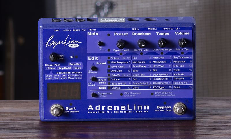 ギター Roger Linn Design AdrenaLinn I Roger Linn Adrenalinn (original) - Pedal on ModularGrid