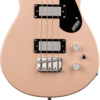 Gretsch Electromatic G2220 Junior Jet Bass II Shell Pink Short-Scale Electric Bass Guitar for sale