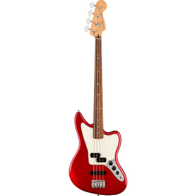 Fender Player Jaguar Bass PF Candy Apple Red - 4-String Electric Bass Bild 1