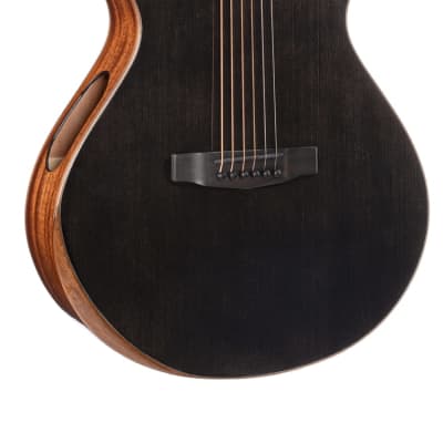 Cort Modern Black Trans Black Gloss w/Case (B Stock) image 1