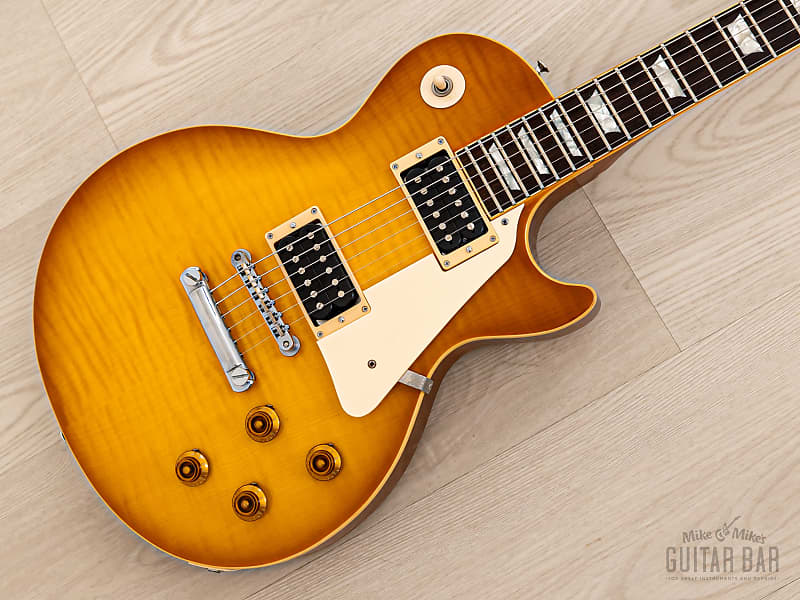 1990s Burny Super Grade RLG-70 '59 Model Burst Lemon Drop w 1990s Burny Super Grade RLG-70 '59 Model Burst Lemon Drop w