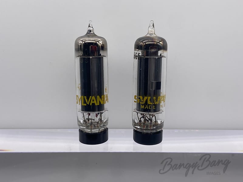 Matched Pair Sylvania 6AQ5/6005/6V6 Power Pentode Amplifier Audio Vacuum  Tube Valve - Bangybang.tube