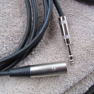 2-Hosa 10Ft TRS/XLR Cables Unused Hosa TRS To XLR Balanced Cables Like New Set Of 2 Cables image 2