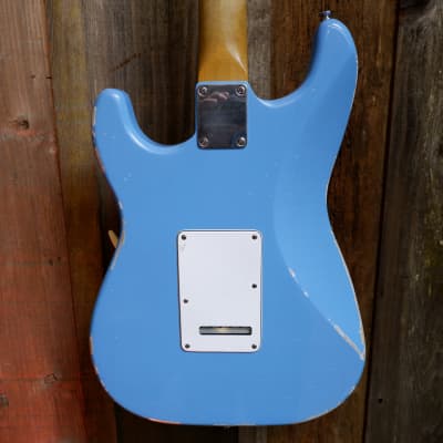 Keith Holland Customs S-ANS #1316 - Taos Turquoise Nitro with Hard Case image 18