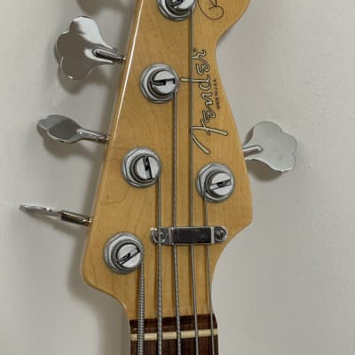 Fender Roscoe Beck Artist Signature V Bass Mid 90’s Early 2000’s - Sunburst image 5