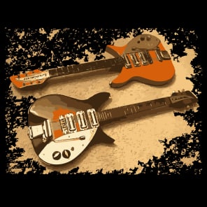 Rickenbacker Guitars T-Shirt  Black image 2