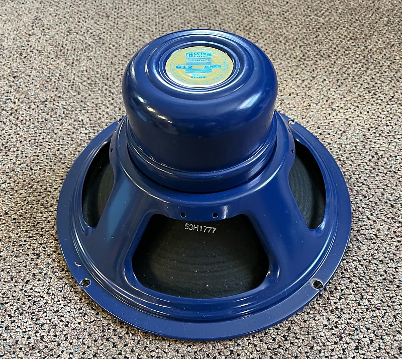 2008 UK NOS Celestion G12 15 watt Alnico Blue Speaker 12" 8 Reverb