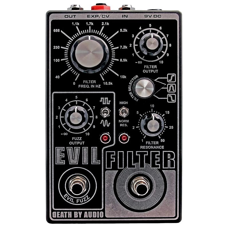 Death By Audio Evil Filter - Fuzz Filter Pedal image 1