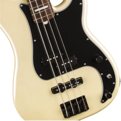 Fender Duff McKagan Deluxe Precision Bass. Rosewood FB, White Pearl image 4