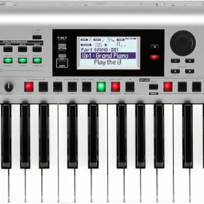 Korg i3 61-Key Workstation Arranger Keyboard, Silver