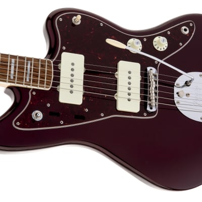 Fender Troy Van Leeuwen Jazzmaster Electric Guitar Bound Rosewood FB, Oxblood image 2