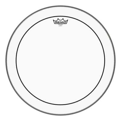 Remo Pinstripe Clear Drum Head 18in image 1