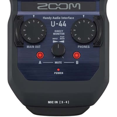 Zoom U-44, Handy Audio Interface High Quality Recording And Playback image 2
