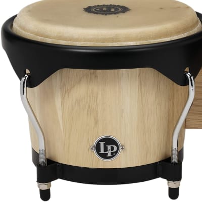 Latin Percussion LP601NY-AW LP City Wood Bongos - Natural image 3