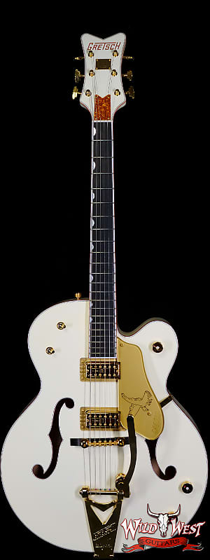 Gretsch G6136T-59  '59 Falcon Hollow Body with Bigsby Vintage White Owned by Misha Mansoor (Periphery) image 1