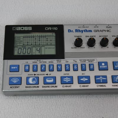 Boss DR-110 Dr. Rhythm 1980s - Silver