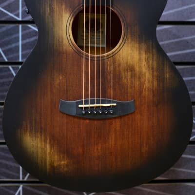 Tanglewood Auld Orchestra Trinity Electro Natural Distressed Cutaway Acoustic Guitar for sale