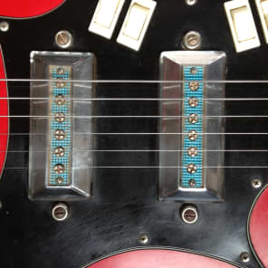 1960's Kay Truetone with Gibson made P-35/Kelvinator Pickups image 24