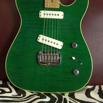 G&L ASAT Custom 1996 - Clear Forest Green image 6