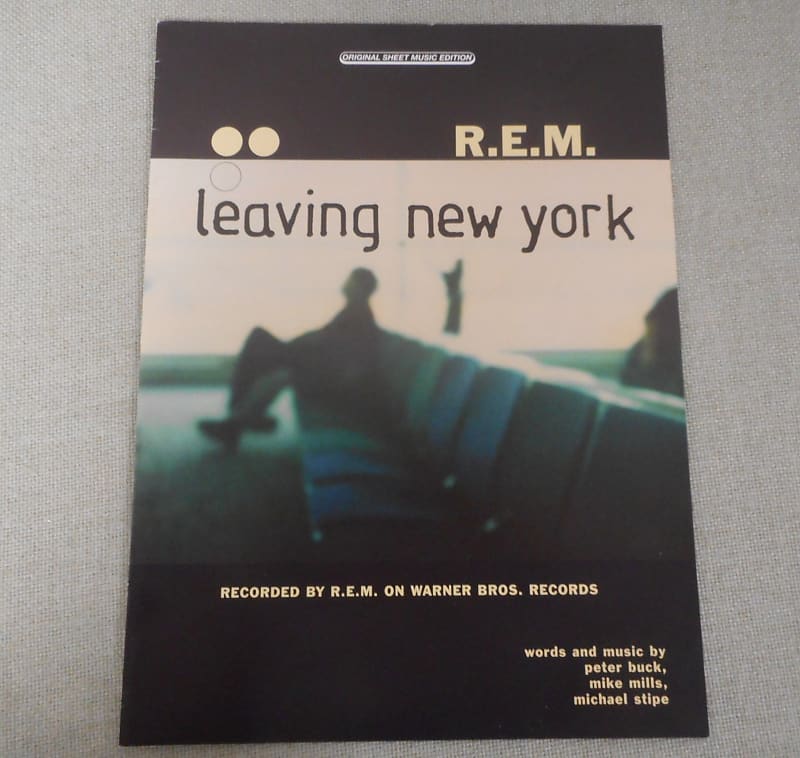 Warner Bros R.E.M. "Leaving New York" Sheet Music 2004 Reverb