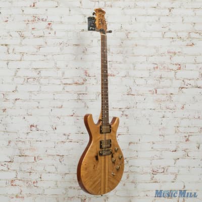 1982 Moonstone Eclipse Natural Burl Double Cut Electric Guitar (USED) image 4