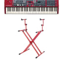 Nord NS3-COMPACT73-K 73-Key Digital Stage Piano with Two Tier X Style Keyboard Stand