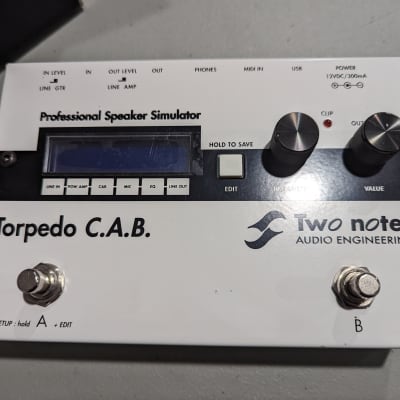 Two Notes Torpedo C.A.B. Speaker Simulator Pedal | Reverb