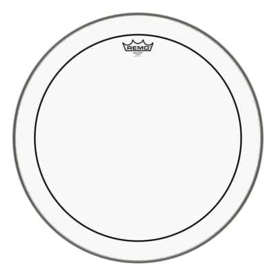 Remo Pinstripe Clear Drumhead 20" image 1