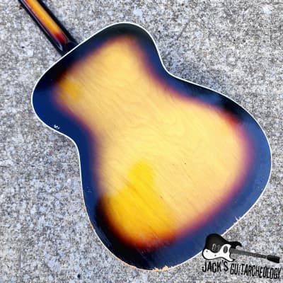 Luthier Special: Harmony Stella Full Sized Husk (1960s - Sunburst) image 9