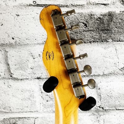 Fender Custom Shop Master Built – Jason Smith – 50's Esquire Heavy Relic – Fiesta Red image 8