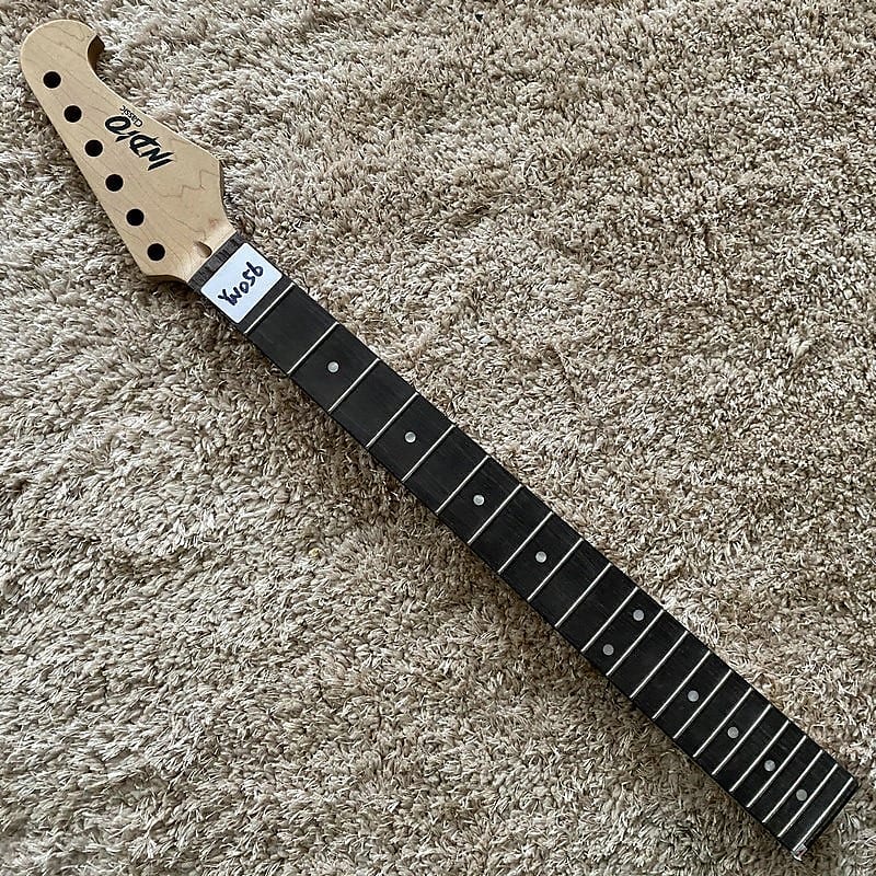 Maple Wood Strat Style Guitar Neck, Rosewood Fretboard Reverb