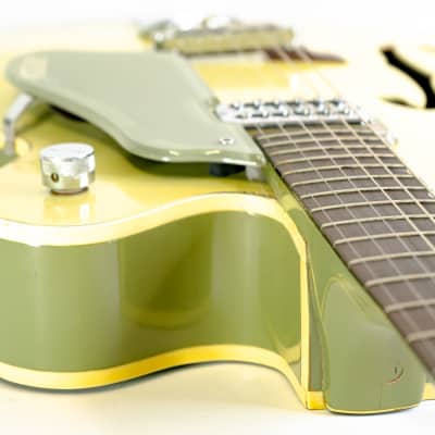 1959 Gretsch Single Anniversary Model 6125 Guitar - Smoke Green image 9