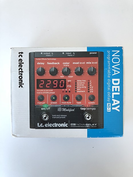 iB Mod ディレイND-1 NOVA DELAY tc electronic TC Electronic | Product | ND-1 NOVA DELAY IB MODIFIED