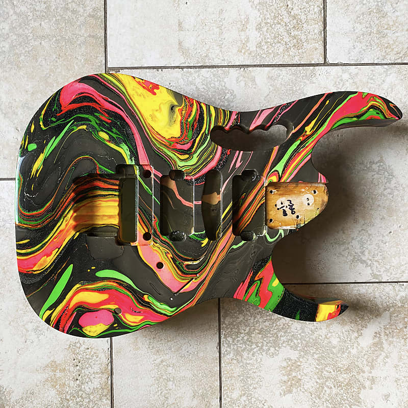 ATD (Darren Johansen) Swirl on Ibanez Jem Body - Brand New ATD (Darren Johansen) Swirl on Ibanez Jem Body - Brand New