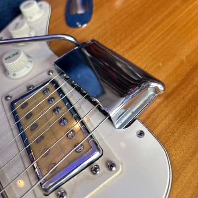 Univox Ripper 1970s Electric Guitar Natural image 6